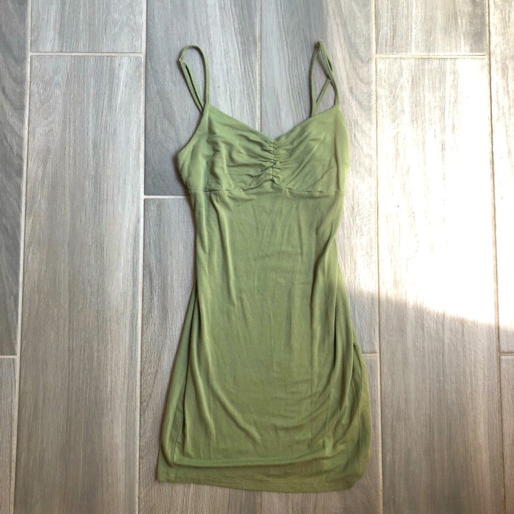 Green bodycon dress from shein